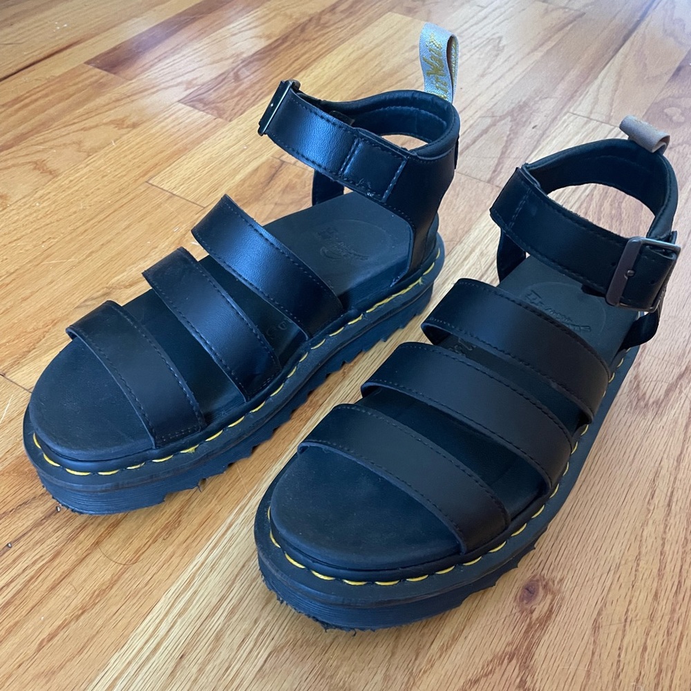 Dr. Martens Black Sandals